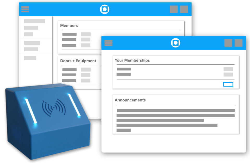 Simplified example of Recursion platform interface components